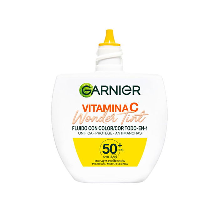 Garnier VITAMINA C WONDER TINT fluido con color SPF50+ #claro 40 ml Garnier VITAMINA C WONDER TINT fluido con color SPF50+ #claro 40 ml