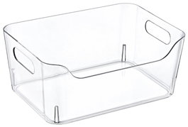 Hermia Set 3 Organizadores de Nevera CLRORG05-3 de Plástico Transparente para Almacenamiento en Refrigerador