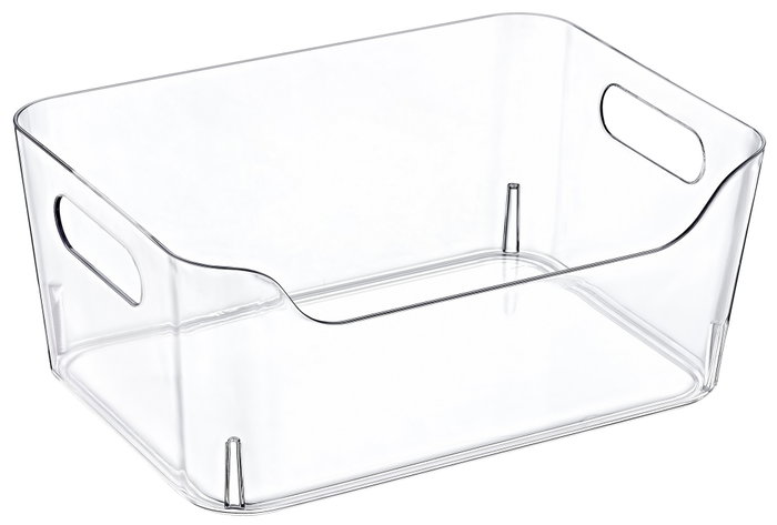 Hermia Set 3 Organizadores de Nevera CLRORG05-3 de Plástico Transparente para Almacenamiento en Refrigerador Hermia Set 3 Organizadores de Nevera CLRORG05-3 de Plástico Transparente para Almacenamiento en Refrigerador