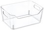 Hermia Set 3 Organizadores de Nevera CLRORG05-3 de Plástico Transparente para Almacenamiento en Refrigerador