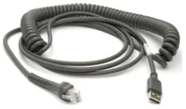 Zebra CBA-U29-C15ZBR Cable USB 2.0 USB A Negro 4,57 m