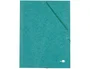 Liderpapel Carpeta de gomas con tres solapas color verde