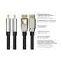 PYTHON Series DP20-PY030 Cable HDMI de 3 m, Negro