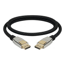 Python DisplayPort 2.0 Cable Nylon Negro 3m