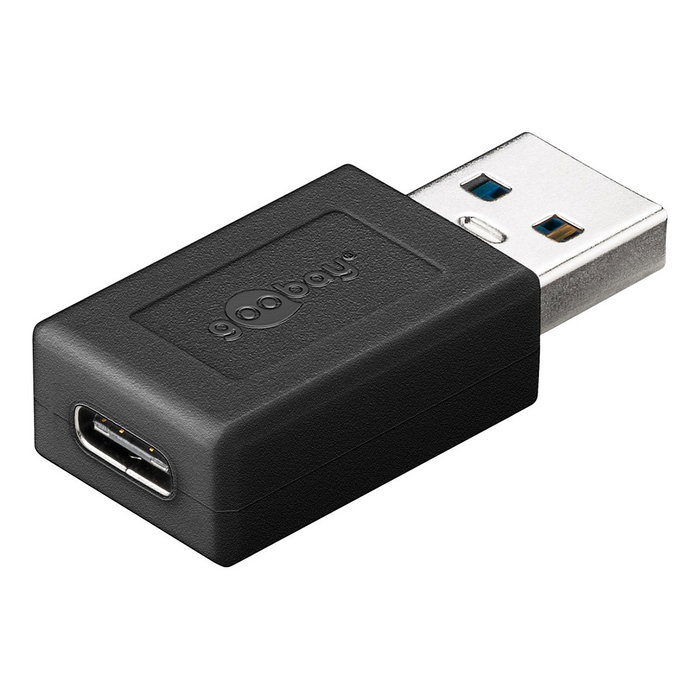 Goobay HUB USB-A a USB-C Negro