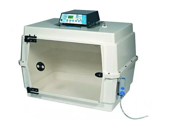 Brinsa T50 M Unidad de Cuidado Intensivo Veterinario con Control Digital de Temperatura, Humedad, Oxígeno y Nebulizador