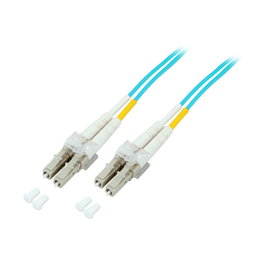 EFB Elektronik Duplex Patchkabel LC-LC OM3 50m LSZH 2mm aqua