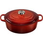 Le Creuset Signature Asador Ovalado 33 cm Rojo Cereza
