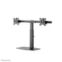 Neomounts FPMA-D865DBLACK Soporte para 2 Monitores de hasta 27" - Brazo de escritorio con resorte de gas, ajuste de altura, inclinación y giro, gestión de cables, VESA 75/100, Negro