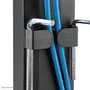 Neomounts FPMA-D865DBLACK Soporte para 2 Monitores de hasta 27" - Brazo de escritorio con resorte de gas, ajuste de altura, inclinación y giro, gestión de cables, VESA 75/100, Negro