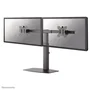 Neomounts FPMA-D865DBLACK Soporte para 2 Monitores de hasta 27" - Brazo de escritorio con resorte de gas, ajuste de altura, inclinación y giro, gestión de cables, VESA 75/100, Negro