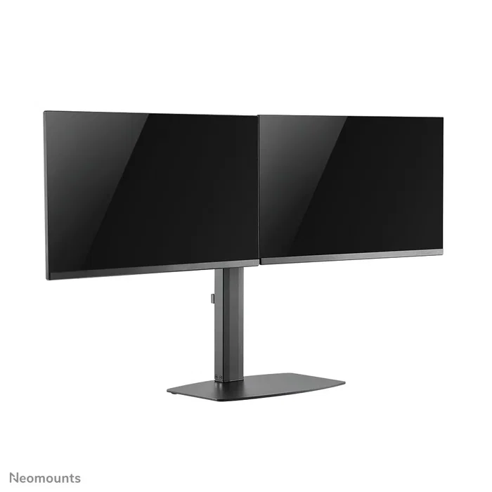 Neomounts FPMA-D865DBLACK Soporte para 2 Monitores de hasta 27" - Brazo de escritorio con resorte de gas, ajuste de altura, inclinación y giro, gestión de cables, VESA 75/100, Negro