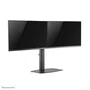 Neomounts FPMA-D865DBLACK Soporte para 2 Monitores de hasta 27" - Brazo de escritorio con resorte de gas, ajuste de altura, inclinación y giro, gestión de cables, VESA 75/100, Negro