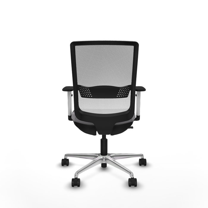 PIQUERAS Y CRESPO Silla de oficina Haches Gris y Blanco con mecanismo Sincro/Traslack PIQUERAS Y CRESPO Silla de oficina Haches Gris y Blanco con mecanismo Sincro/Traslack