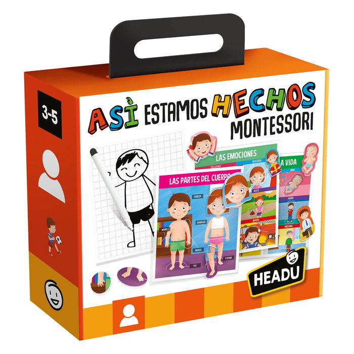 Headu Así Estamos Hechos Montessori Mi Primer Juego Sobre El Cuerpo Humano
