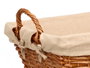 Kipit Cesto Asas Mimbre Rectangular 52x30x35 cm (Set de 12)