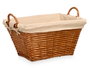 Kipit Cesto Asas Mimbre Rectangular 52x30x35 cm (Set de 12)