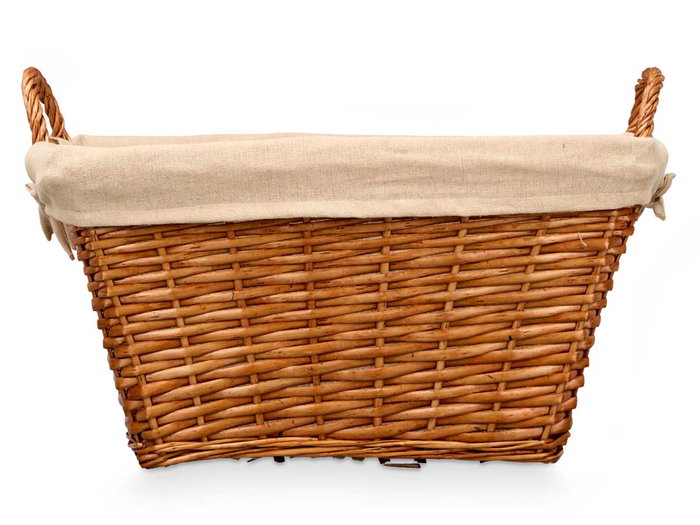 Kipit Cesto Asas Mimbre Rectangular 52x30x35 cm (Set de 12)