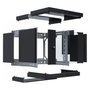 EFB Elektronik Bastidor de pared WGX-0906TS.G1 19 pulgadas 9U Negro