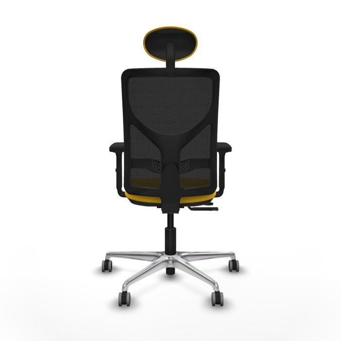 PIQUERAS Y CRESPO Silla de oficina Motilla con mecanismo Sincro/Traslack Amarillo y Negro PIQUERAS Y CRESPO Silla de oficina Motilla con mecanismo Sincro/Traslack Amarillo y Negro