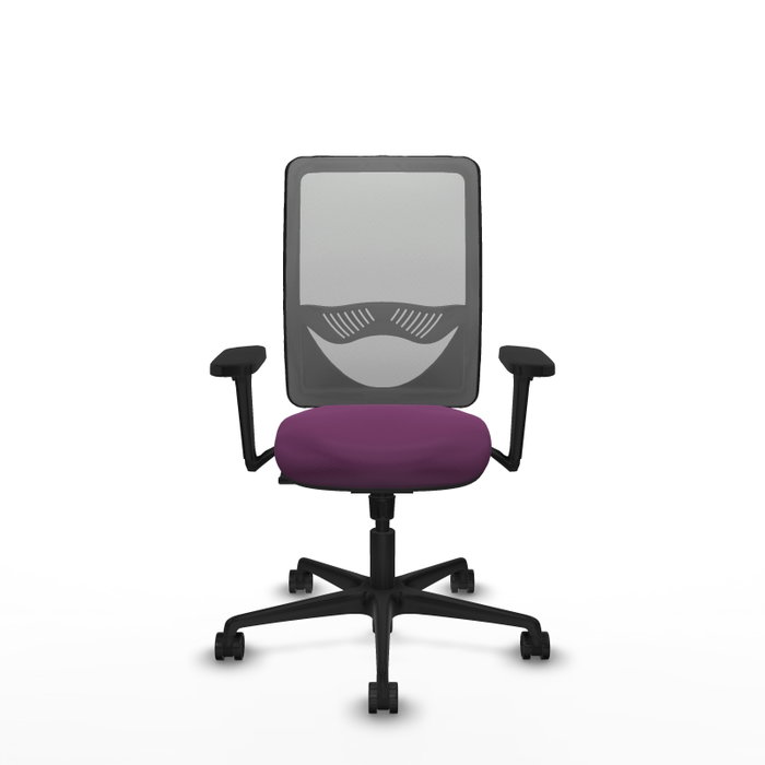 PIQUERAS Y CRESPO Silla de oficina Zulema con mecanismo Sincro, Morado y Gris PIQUERAS Y CRESPO Silla de oficina Zulema con mecanismo Sincro, Morado y Gris