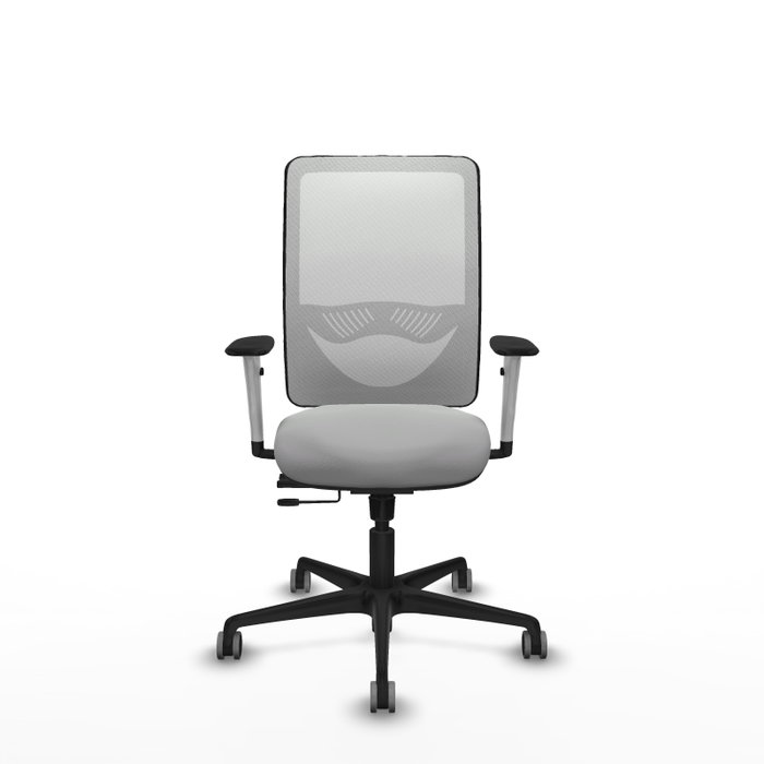PIQUERAS Y CRESPO Silla de oficina Zulema Gris claro y Blanco PIQUERAS Y CRESPO Silla de oficina Zulema Gris claro y Blanco