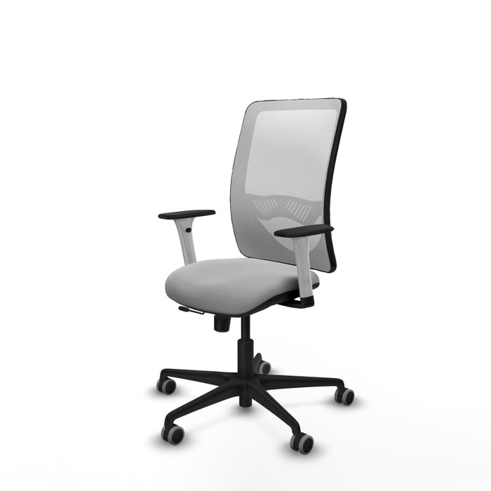 PIQUERAS Y CRESPO Silla de oficina Zulema Gris claro y Blanco PIQUERAS Y CRESPO Silla de oficina Zulema Gris claro y Blanco