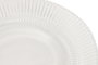 DKD Home Decor Plato de Cristal Transparente Rayado 20x20 cm