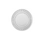 DKD Home Decor Plato de Cristal Transparente Rayado 20x20 cm
