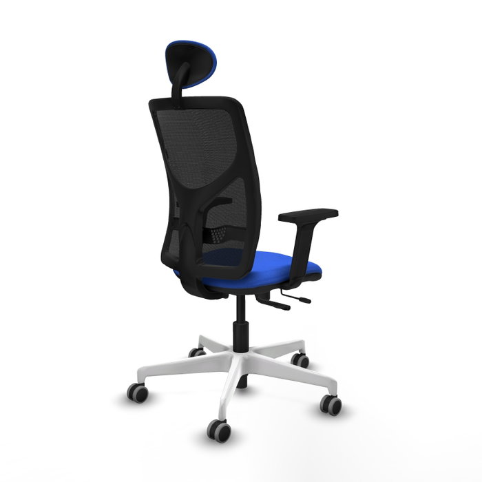 PIQUERAS Y CRESPO Silla de oficina Motilla con mecanismo Sincro/Traslack Azul y Negro PIQUERAS Y CRESPO Silla de oficina Motilla con mecanismo Sincro/Traslack Azul y Negro