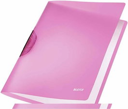 Dosier Clip Leitz Pp Colorclip Rainbow A4 Pinza Plastico Pivot.30H Violeta (Set de 6)