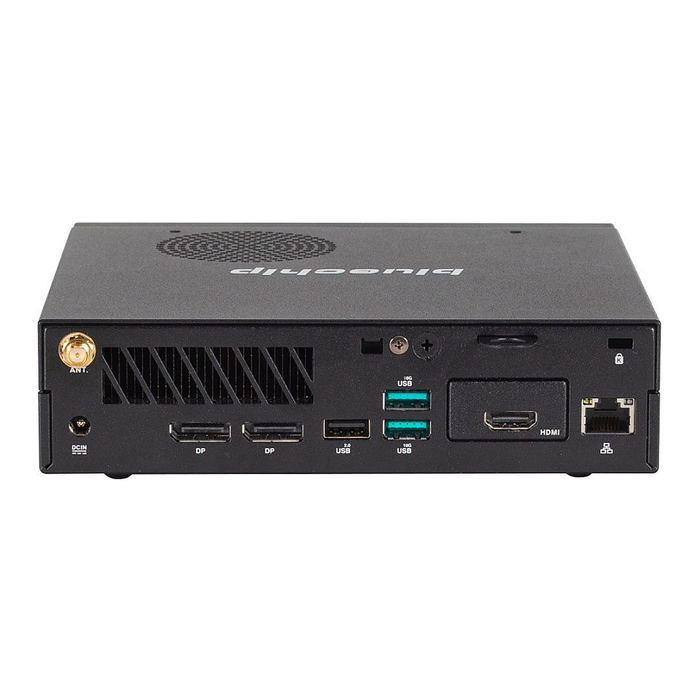 Bluechip BUSINESSline S3137 *EDU* - Mini PC con Procesador Intel Core i3-14100, 8GB RAM, 500GB SSD NVMe, Windows 11 Pro, Wi-Fi 6E AX211, Bluetooth 5.3, Negro