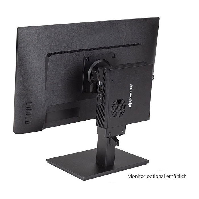 Bluechip BUSINESSline S3137 *EDU* - Mini PC con Procesador Intel Core i3-14100, 8GB RAM, 500GB SSD NVMe, Windows 11 Pro, Wi-Fi 6E AX211, Bluetooth 5.3, Negro