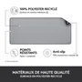 Logitech Studio Series Desk Mat Gris
