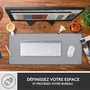 Logitech Studio Series Desk Mat Gris
