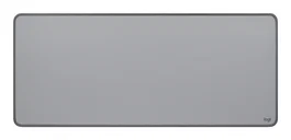 Logitech 956-000052 Alfombrilla Protectora de Escritorio, Gris, Studio Series, 30x70 cm, Base Antideslizante, Fácil de Limpiar, Poliéster Reciclado