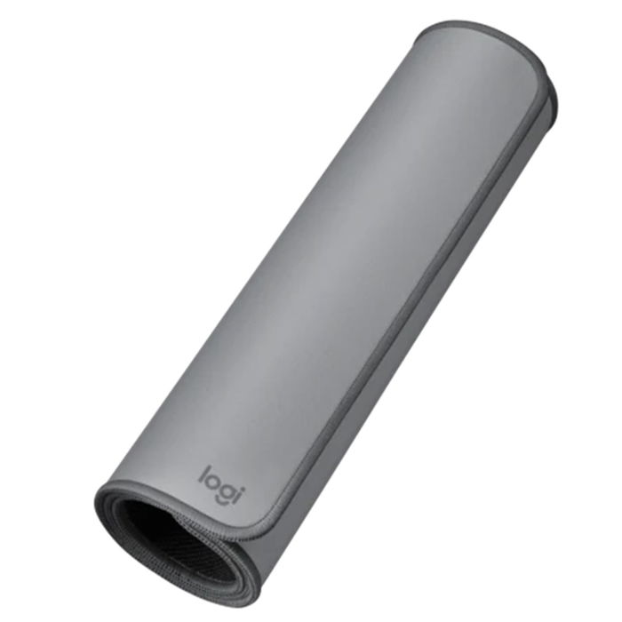 Logitech Alfombrilla de escritorio Desk Mat Studio - 700x300 mm, superficie de poliéster reciclado, base antideslizante, bordes sin deshilachar