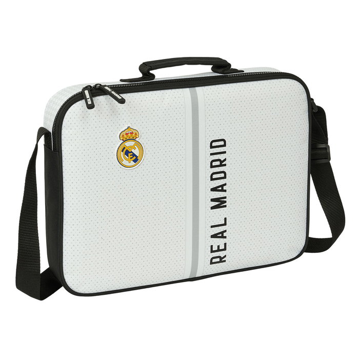 Safta Cartera Extraescolar Real Madrid 1ª Equipación 24/25 Safta Cartera Extraescolar Real Madrid 1ª Equipación 24/25