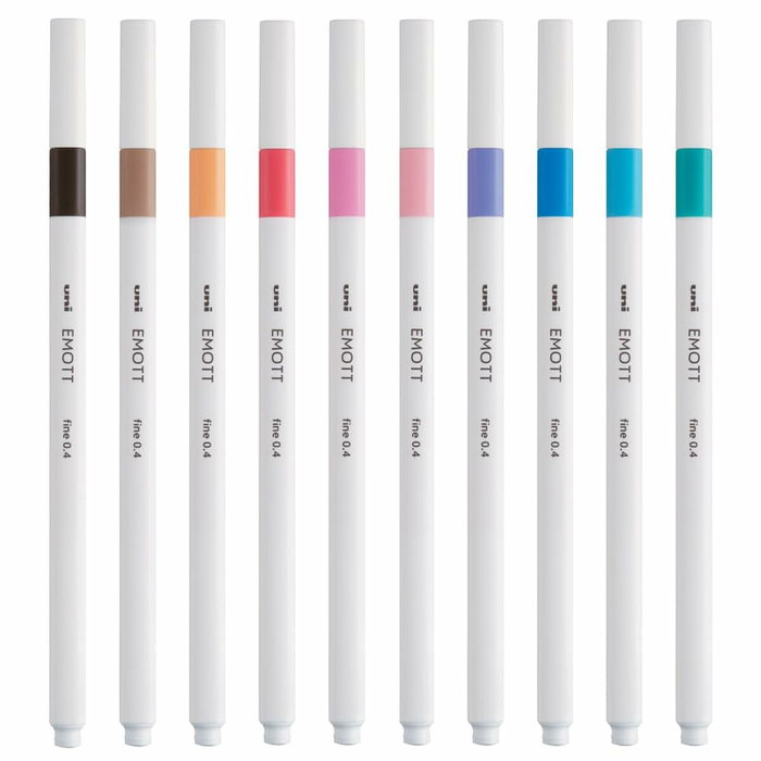 Uni-Ball EMOTT Rotuladores de Escritura y Dibujo Colores Pastel Estuche 10 UD Uni-Ball EMOTT Rotuladores de Escritura y Dibujo Colores Pastel Estuche 10 UD