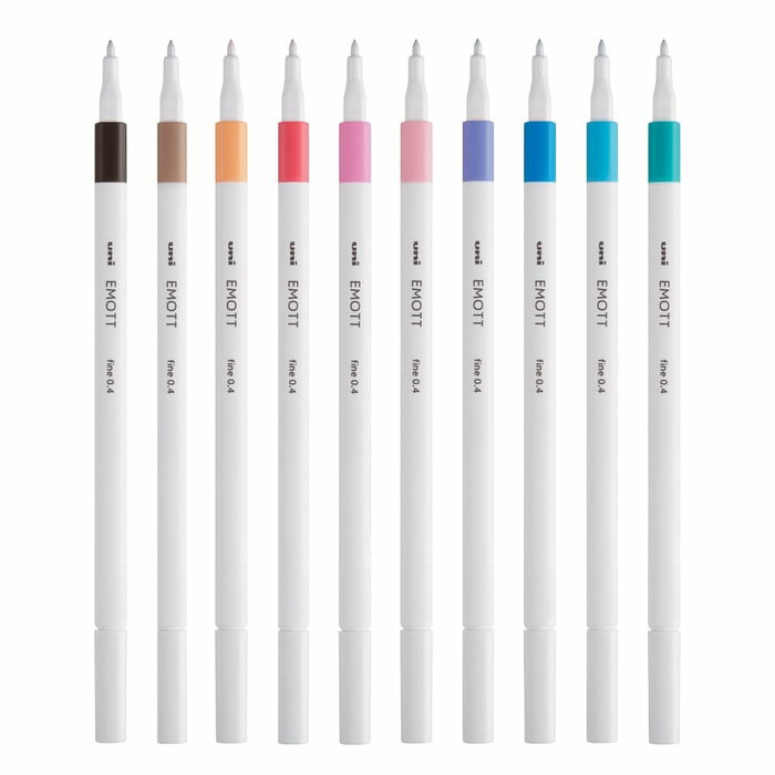 Uni-Ball EMOTT Rotuladores de Escritura y Dibujo Colores Pastel Estuche 10 UD Uni-Ball EMOTT Rotuladores de Escritura y Dibujo Colores Pastel Estuche 10 UD