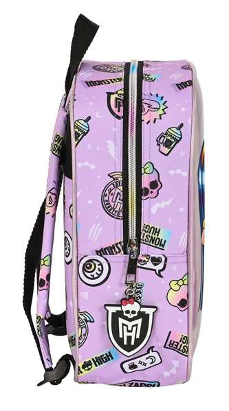 Safta Mochila Guardería Monster High Best Boos Adaptable a Carro Lila
