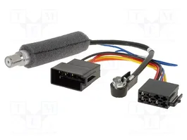 4CARMEDIA Cable ISO con adaptador ISO-ISO recto
