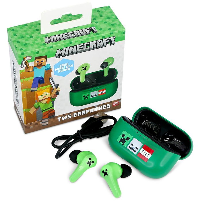 OTL TECHNOLOGIES Auriculares inalámbricos Minecraft