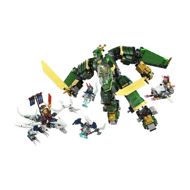 LEGO Ninjago 71845 Lloyds Jet-Mech Meca Reactor de Lloyd Juego de construcción 1112 piezas 9+ años Multicolor