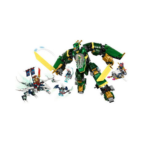 LEGO Ninjago 71845 Lloyds Jet-Mech Meca Reactor de Lloyd Juego de construcción 1112 piezas 9+ años Multicolor