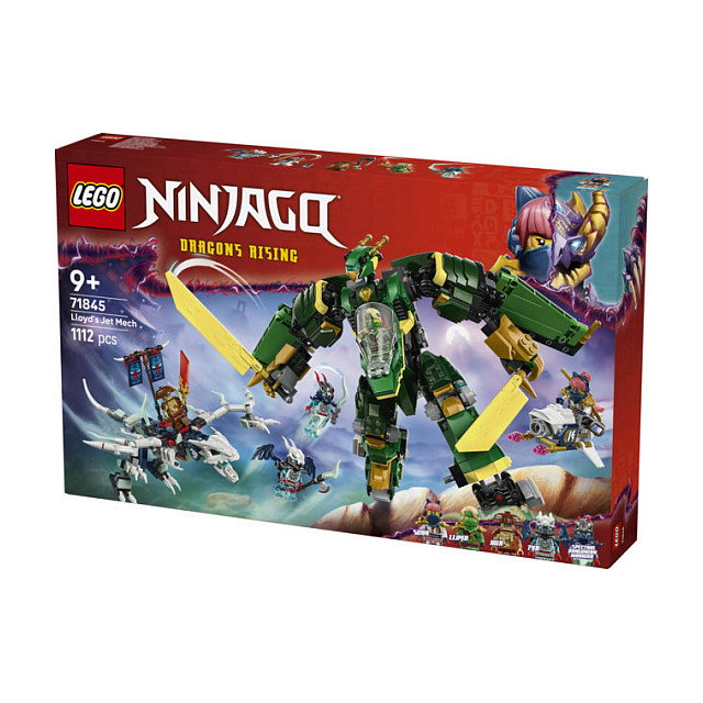 LEGO Ninjago 71845 Lloyds Jet-Mech Meca Reactor de Lloyd Juego de construcción 1112 piezas 9+ años Multicolor
