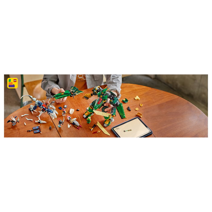 LEGO Ninjago 71845 Lloyds Jet-Mech Meca Reactor de Lloyd Juego de construcción 1112 piezas 9+ años Multicolor
