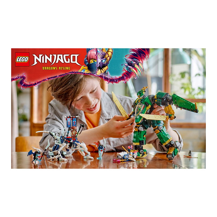 LEGO Ninjago 71845 Lloyds Jet-Mech Meca Reactor de Lloyd Juego de construcción 1112 piezas 9+ años Multicolor