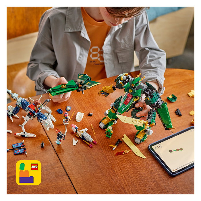 LEGO Ninjago 71845 Lloyds Jet-Mech Meca Reactor de Lloyd Juego de construcción 1112 piezas 9+ años Multicolor