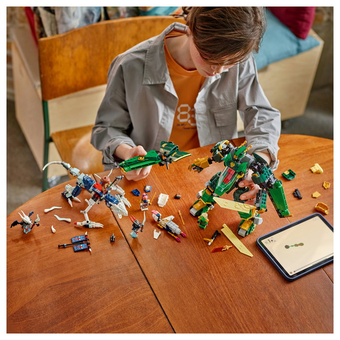 LEGO Ninjago 71845 Lloyds Jet-Mech Meca Reactor de Lloyd Juego de construcción 1112 piezas 9+ años Multicolor